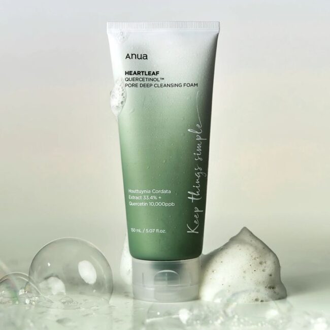 The Anua Heartleaf Quercetinol Pore Deep Cleansing… The Anua Heartleaf Quercetinol Pore Deep Cleansing…